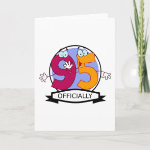 Officially 95 Birthday Banner Card