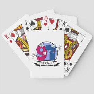 Officially 97 Birthday Banner Playing Cards