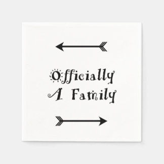 Officially a Family - Adoption Day Napkin