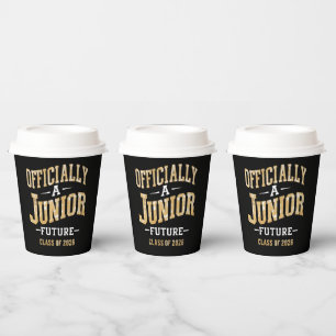 Officially A Junior Future Class of 2026 Paper Cups