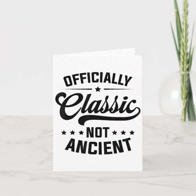 Officially Clic, Not Ancient  Card (Front)