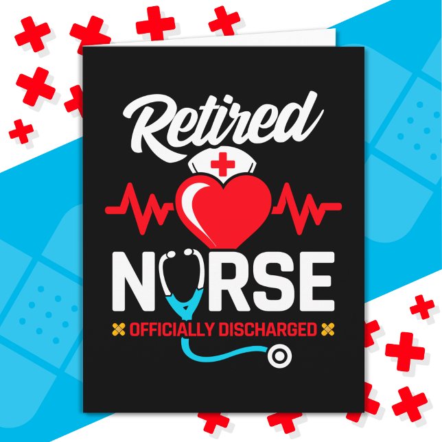 Officially Discharged Retired Nurse Retirement Card (Creator Uploaded)
