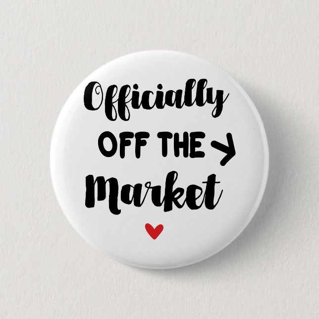 Officially off the market 6 cm round badge (Front)