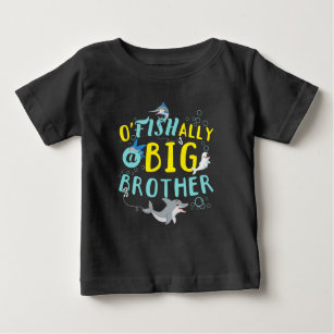 Officially - O'Fishally a Big Brother Pun Baby T-Shirt