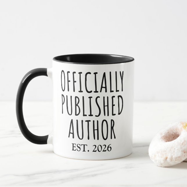 Officially Published Author Mug (With Donut)