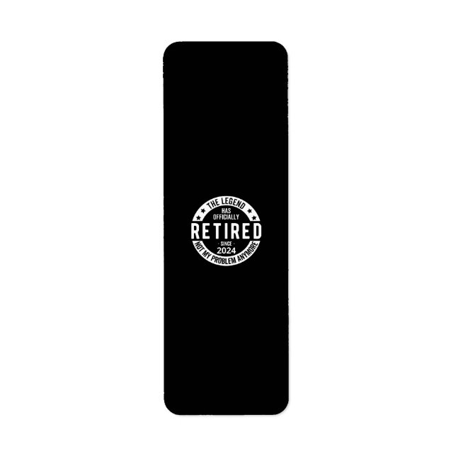 officially Retired 2024 (Front)