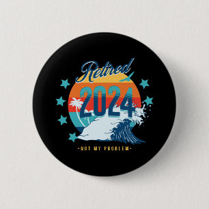 Officially Retired 2024 6 Cm Round Badge
