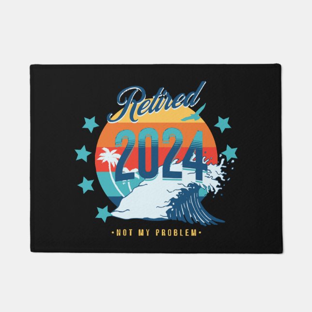 Officially Retired 2024 Doormat (Front)