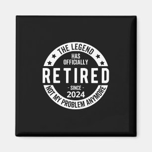 officially Retired 2024 Magnet