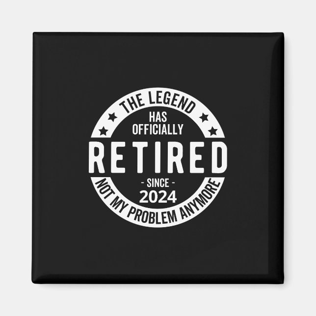 officially Retired 2024 Magnet (Front)