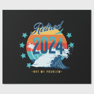 Officially Retired 2024 Wrapping Paper