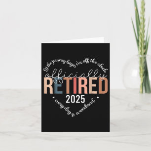 Officially Retired 2025 Heart Shirt For Women Card