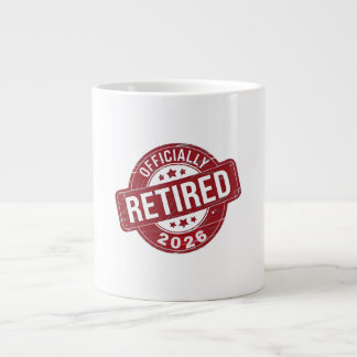 Officially retired 2026 large coffee mug
