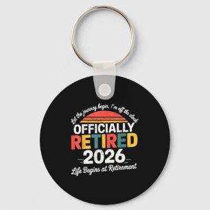 Officially Retired 2026 Shirt Retirement 2026 Wome Key Ring