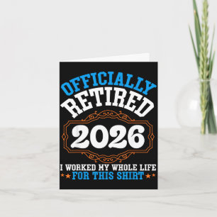 Officially retired 2026 worked whole life for this card
