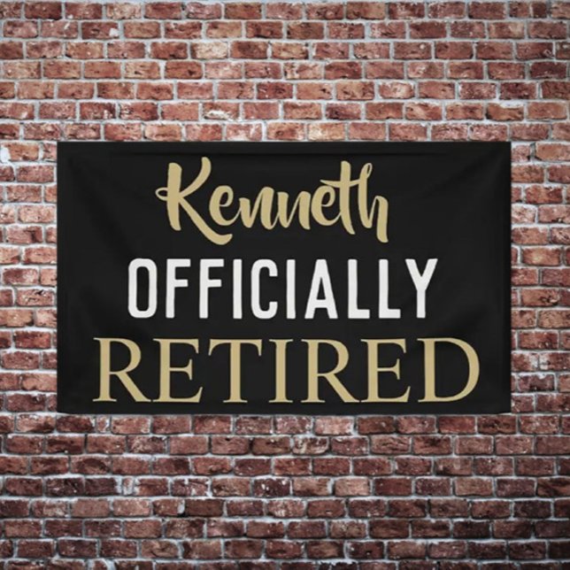 Officially retired banner personalised (Creator Uploaded)