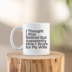 Officially Retired Funny Husband Wife  Coffee Mug