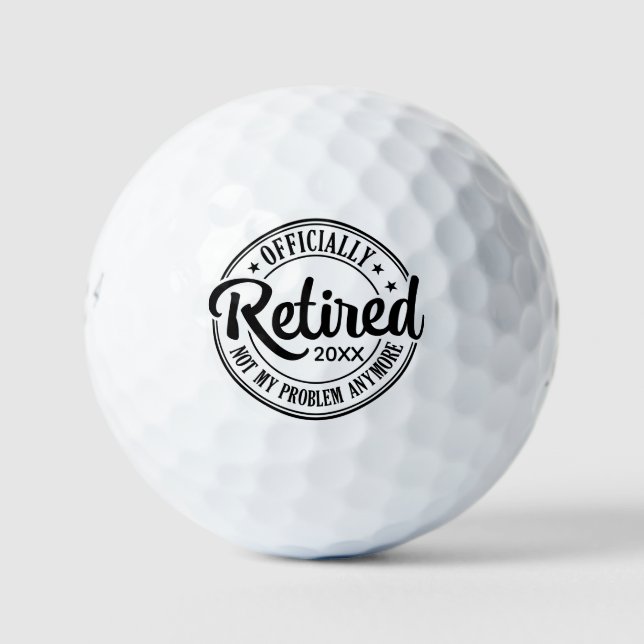 Officially Retired Golf Balls (Front)