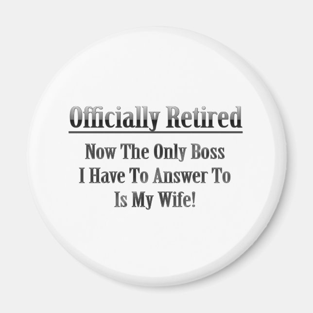 Officially Retired Magnet (Front)