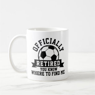 Officially Retired Soccer Coffee Mug