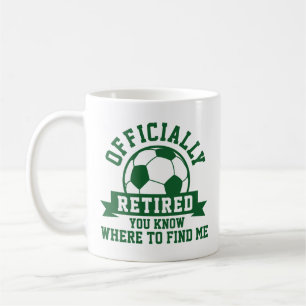 Officially Retired Soccer Coffee Mug