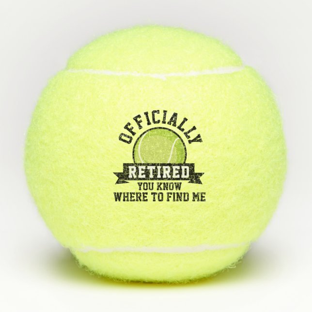 Officially Retired Tennis Tennis Balls (Front)