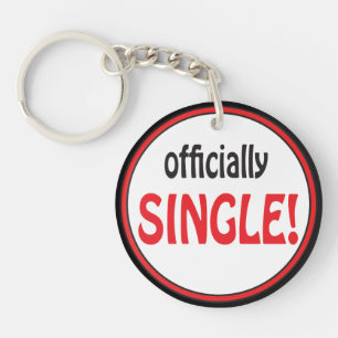 Officially Single Divorced Key Ring