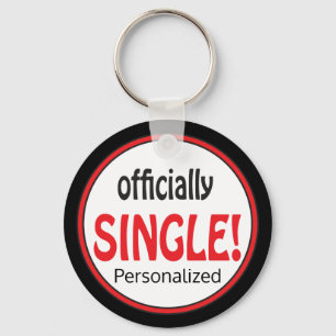 Officially Single   Divorced Keychain