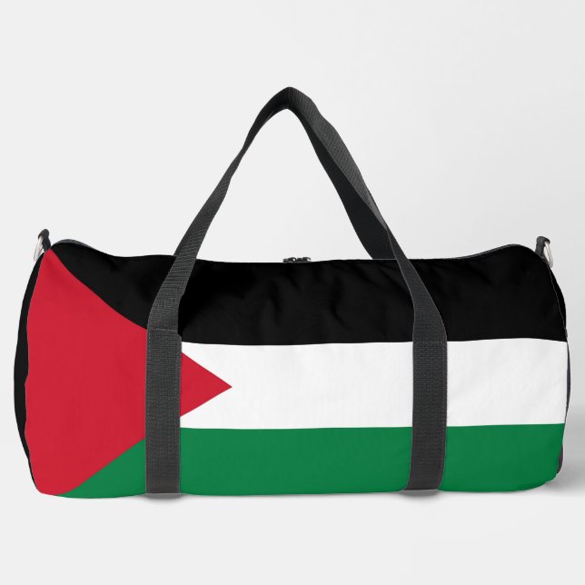 officially the State of Palestine country flag Duffle Bag (Front)