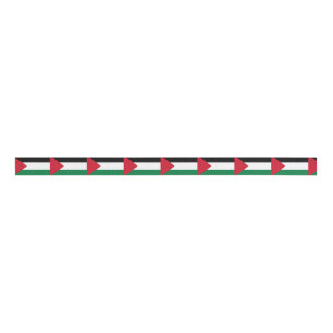 officially the State of Palestine country flag Grosgrain Ribbon