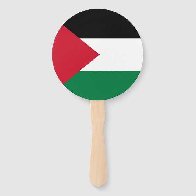 officially the State of Palestine country flag Hand Fan (Front)