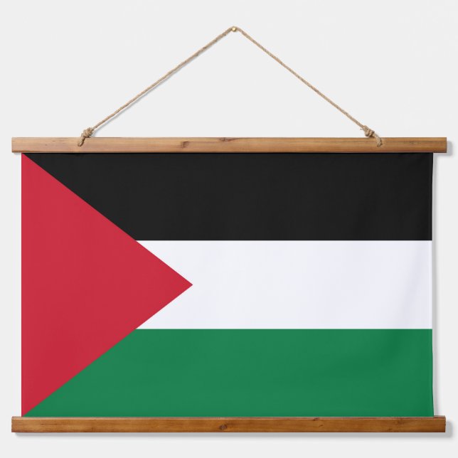 officially the State of Palestine country flag  Hanging Tapestry (Front)