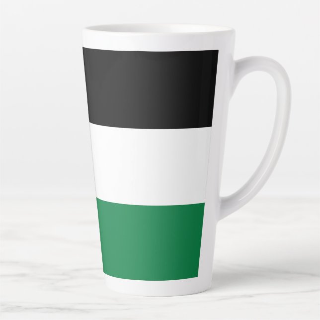 officially the State of Palestine country flag Latte Mug (Right)