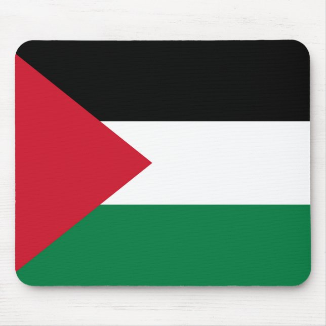officially the State of Palestine country flag Mouse Mat (Front)