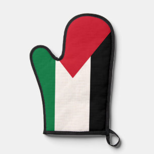 officially the State of Palestine country flag  Oven Mitt