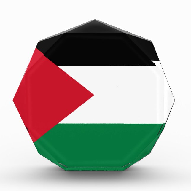 officially the State of Palestine country flag  Photo Block (Front)