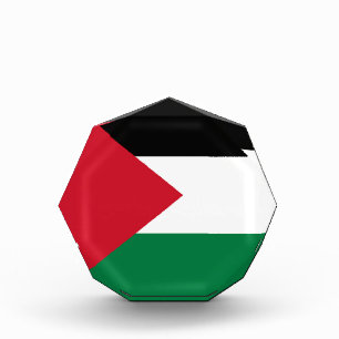 officially the State of Palestine country flag Photo Block