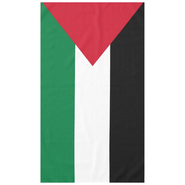 officially the State of Palestine country flag  Tablecloth (Front)