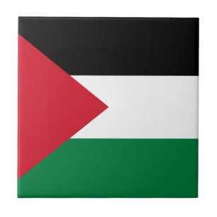 officially the State of Palestine country flag Tile
