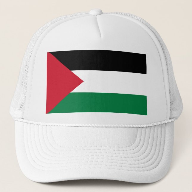 officially the State of Palestine country flag Trucker Hat (Front)