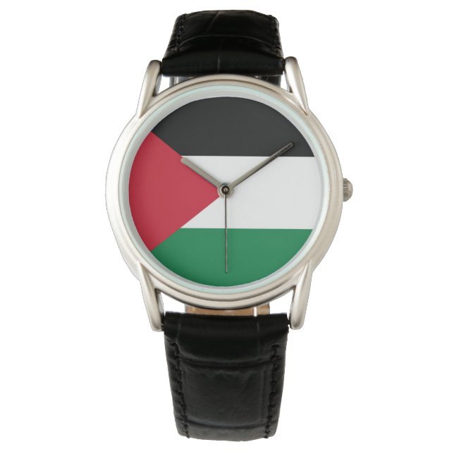 officially the State of Palestine country flag  Watch (Front)