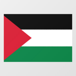 officially the State of Palestine country flag  Window Cling