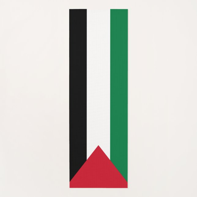 officially the State of Palestine country flag Yoga Mat (Front)