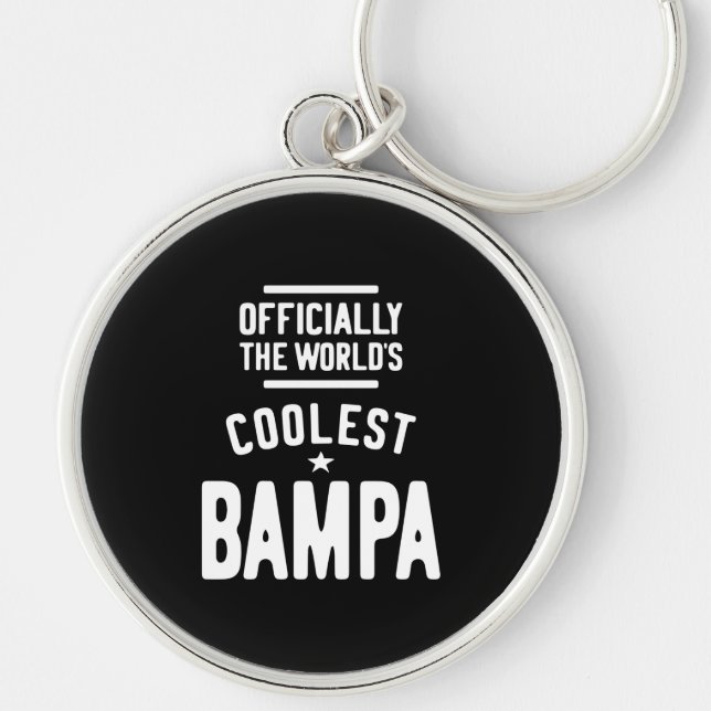 Officially The World's Coolest Bampa Key Ring (Front)