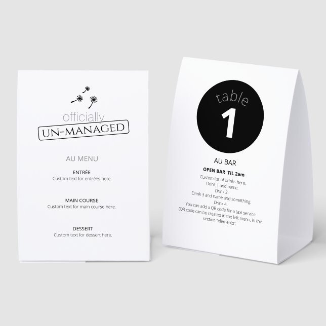 officially un-managed (Front/Back)