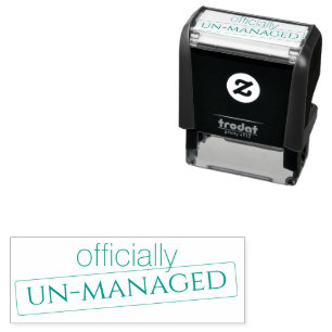 Officially un-managed retirement out of home self-inking stamp