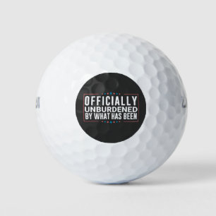 Officially Unburdened by What Has Been Trump  Golf Balls