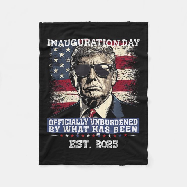 Officially Unburdened By What Has Been Trump Victo Fleece Blanket (Front)