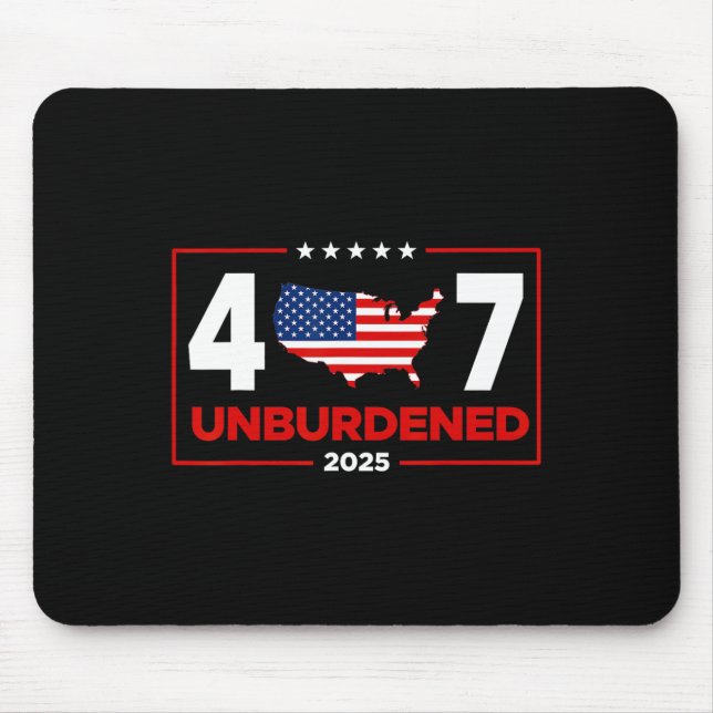 Officially Unburdened  Mouse Mat (Front)