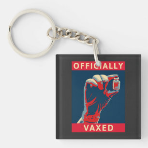 Officially Vaxed Key Ring